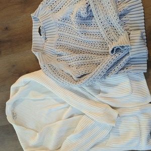 Two knit sweaters J. Crew Madewell